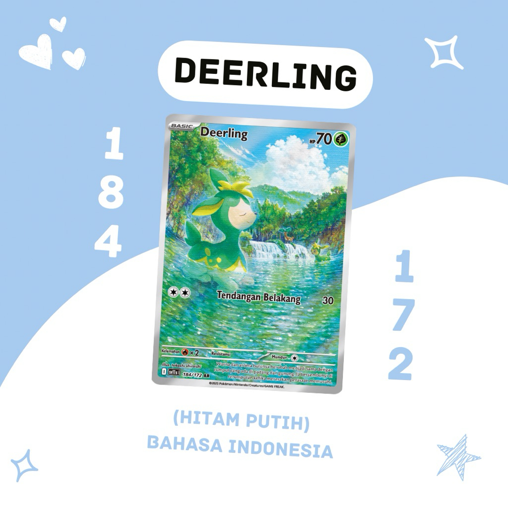 Deerling AR SV11S 184/172 Pokemon TCG Indonesia