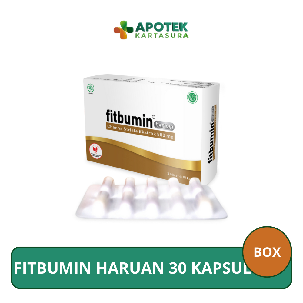 Fitbumin Haruan – Suplemen Ikan Gabus Albumin | Bantu Menunjang Pemulihan Pasca Operasi