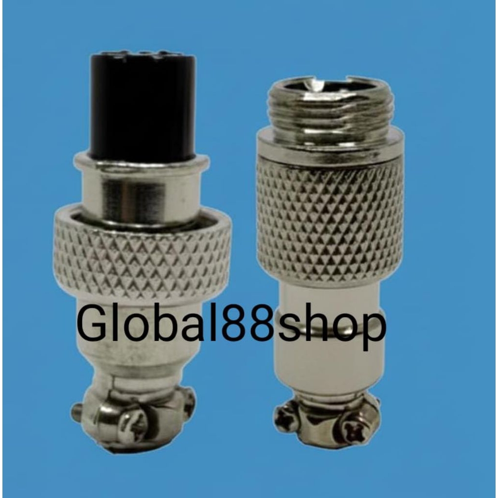 JACK AVIATION GX12 12 mm PLUG SOKET CONECTOR MALE FEMALE 7PIN PANEL MOUNTING