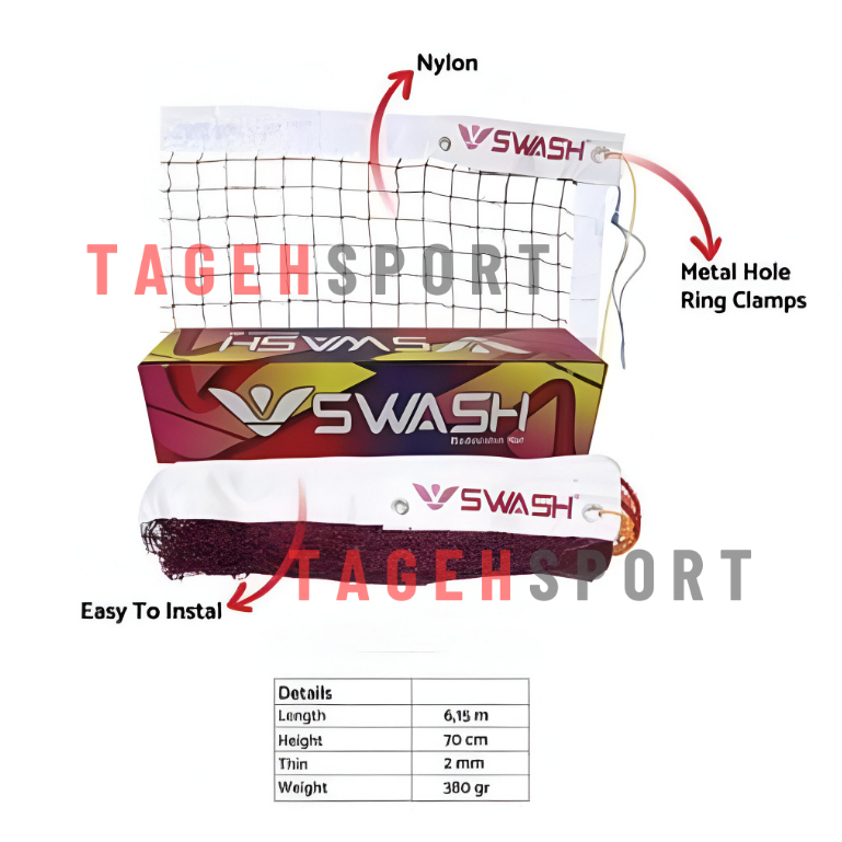 NET BADMINTON SWASH / NET BADMINTON / NET BULUTANGKIS