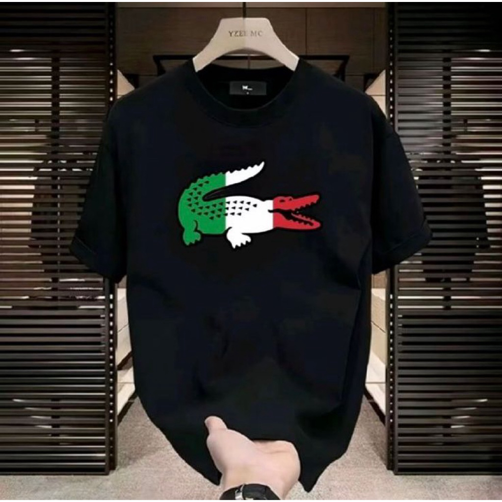 BAJU KAOS PRIA WANITA BUAYA ITALY FULL TAG