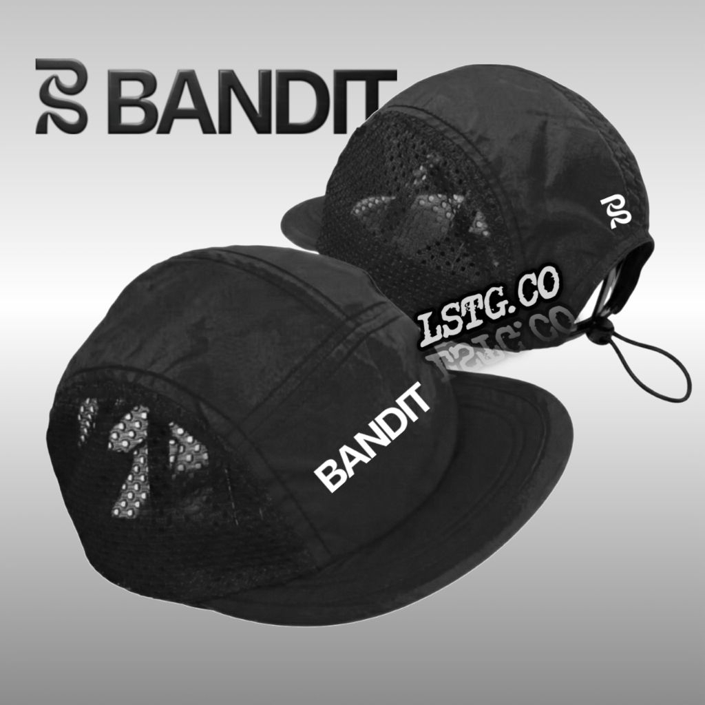 Topi Lari BANDIT / Topi Sepeda Olahraga Aktivitas Outdoor Ultralight Quick Dry / Running Cycling Cap