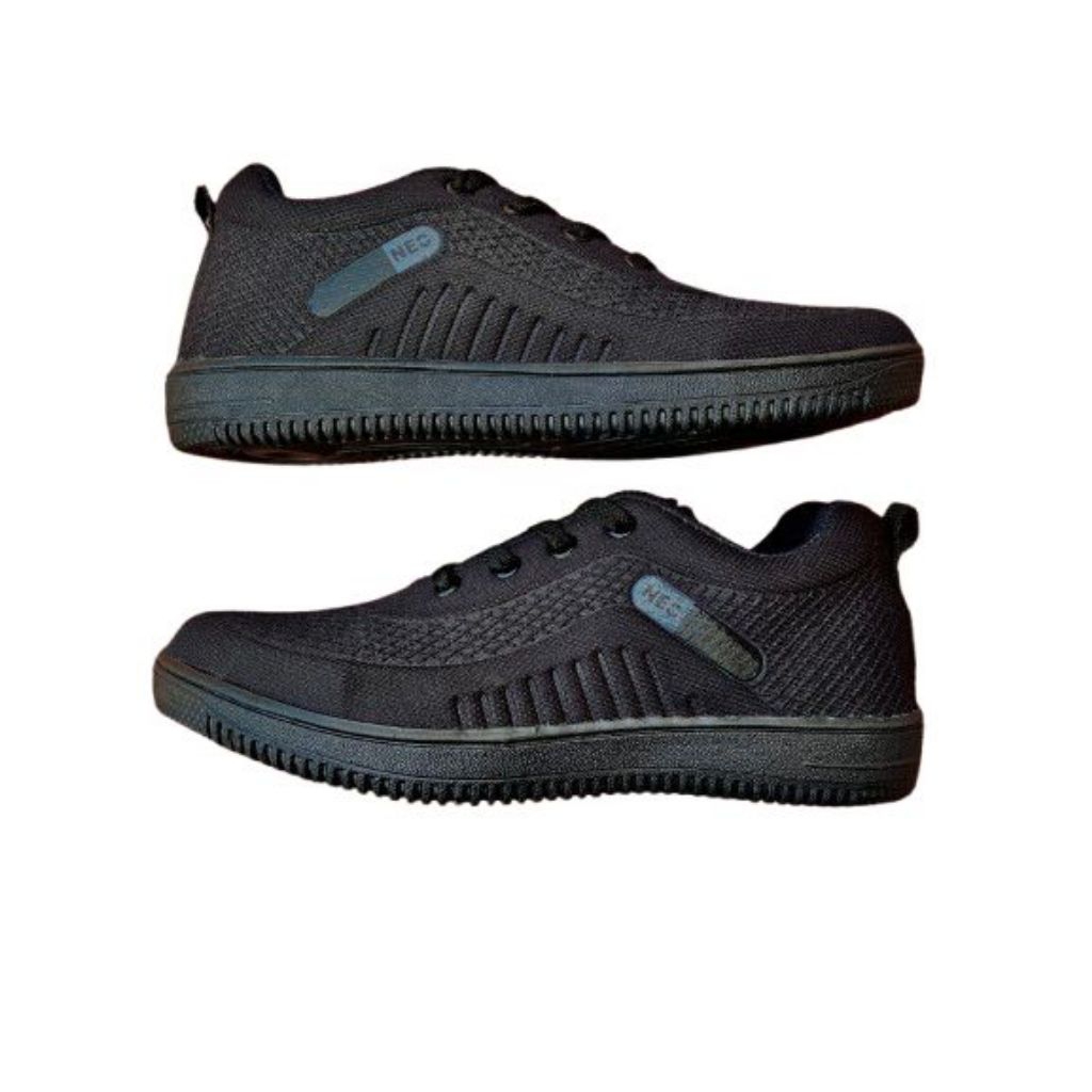 Sepatu Anak Sekolah Hitam Ukuran 32-38 Sepatu Sekolah Hitam Polos Model Terbaru