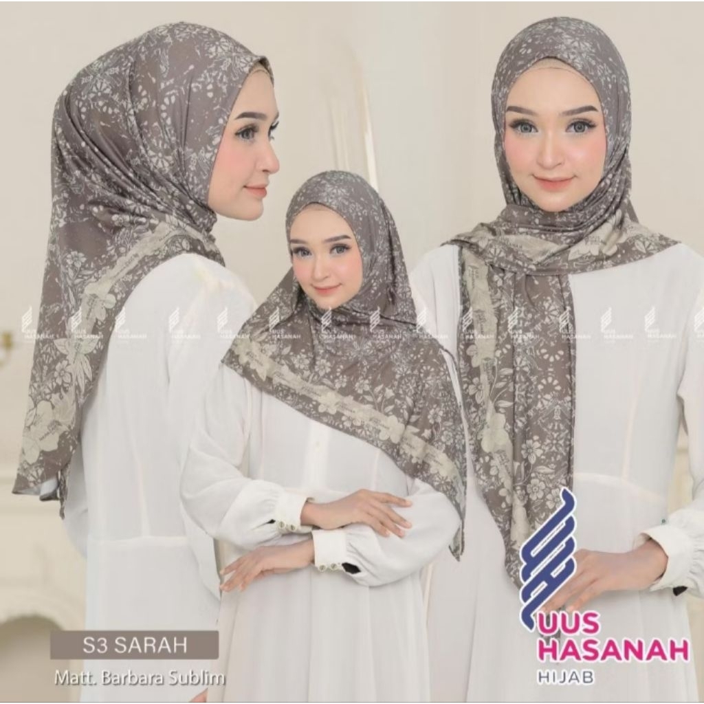 SEGITIGA SARAH•segitiga instan malay motif•jersey barbara instan•hijab malay non pet•hijab bergo dai