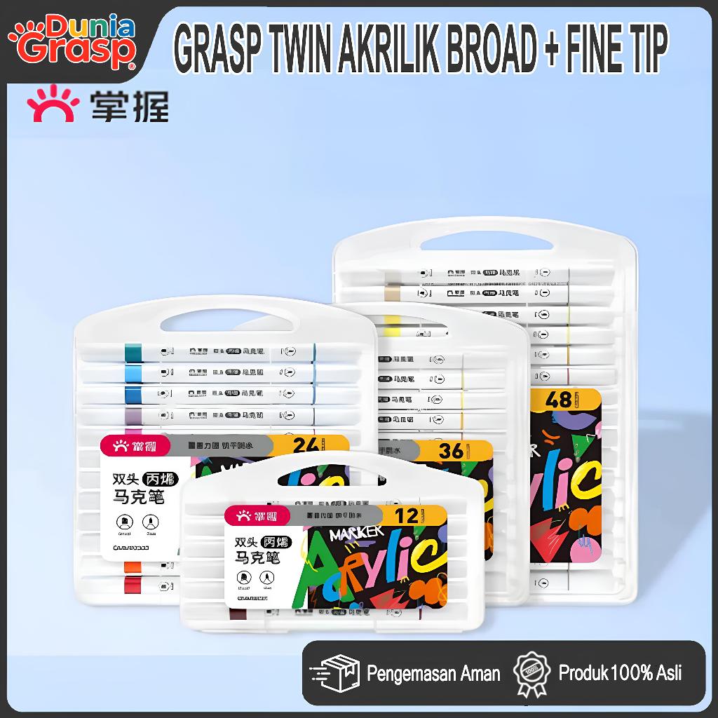 Grasp Acrylic Marker Dual Tip Broad + Fine GMM92305