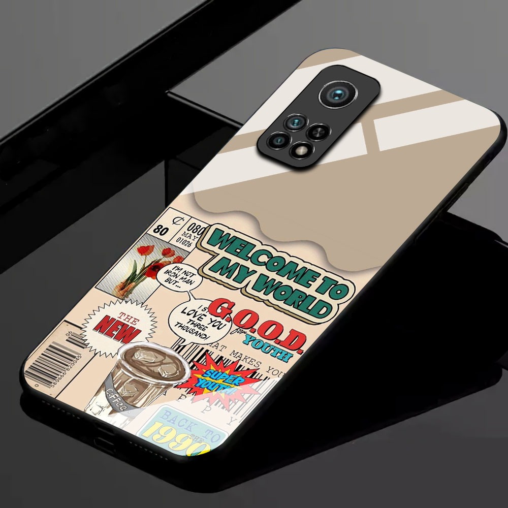 [ AZ29 ] Softcase Glass Kaca Kilau Untuk HP XIAOMI MI 10T 5G / MI 10T PRO 5G - XIAOMI MI 10T 5G / MI
