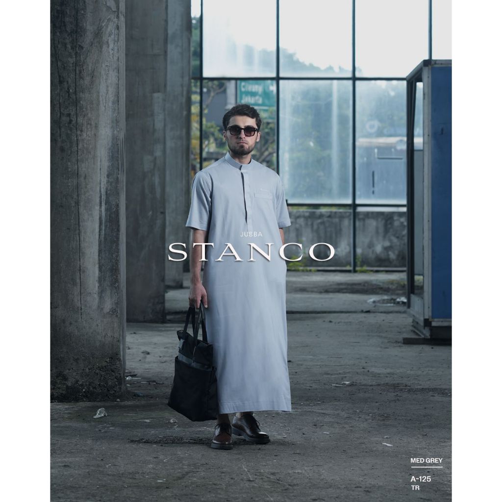 SAMASE Jubba Stanco Reg A125 - U108 Jubah Fredoo Jubba Pakaian Muslim Pria Dewasa Lengan Pendek Sama
