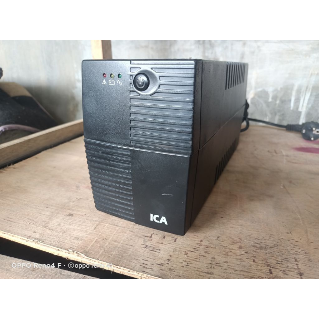 UPS ICA 650VA/325WATT SECOND NORMAL DIJUAL TANPA AKI