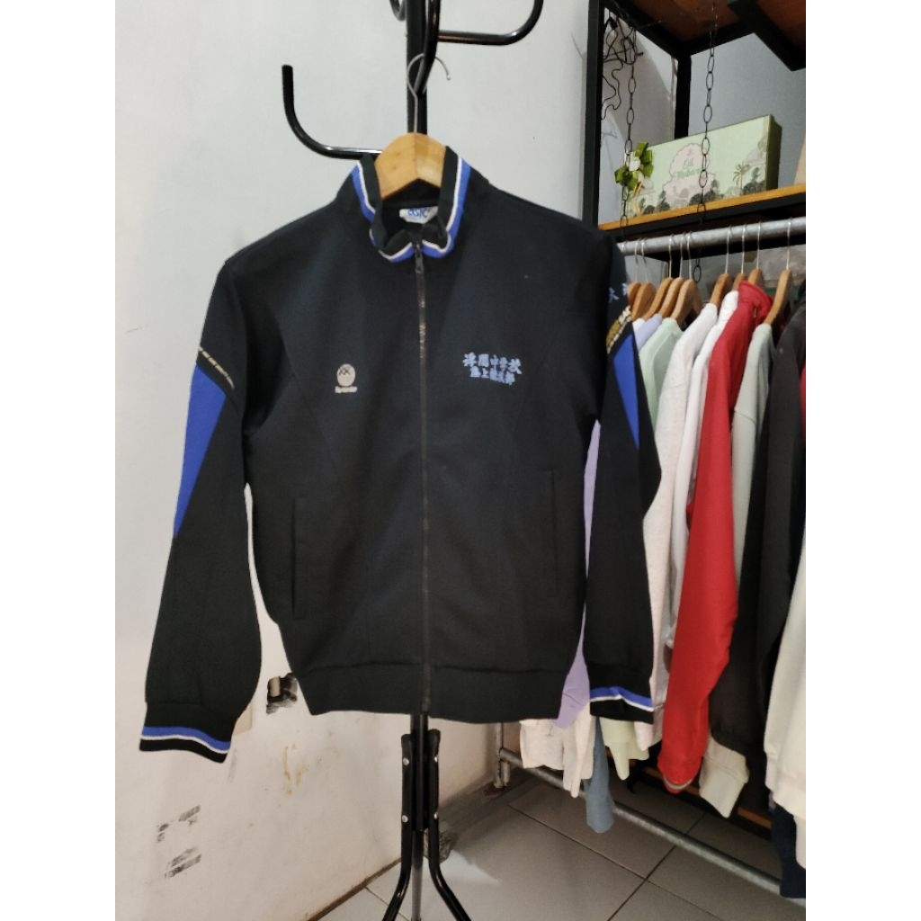 Jacket Tracktop Asics Recorder Black Original