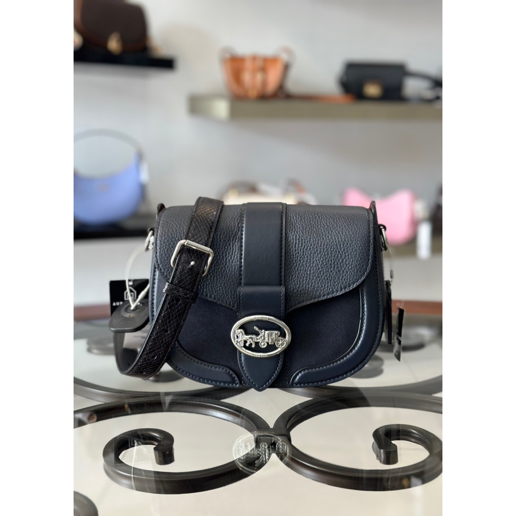 GEORGIE SADDLE BAG MIDNIGHT NAVY