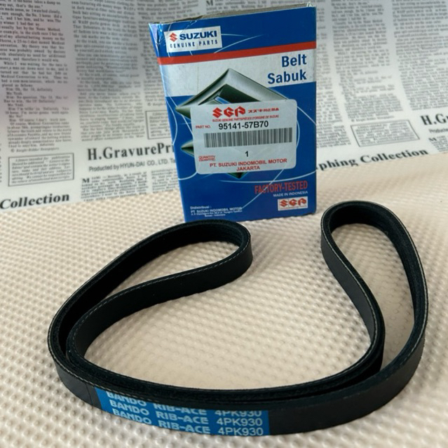 1 PC FAN BELT VITARA/ESCUDO (4PK930) • 95141-57B70 • FAN BELT MOBIL