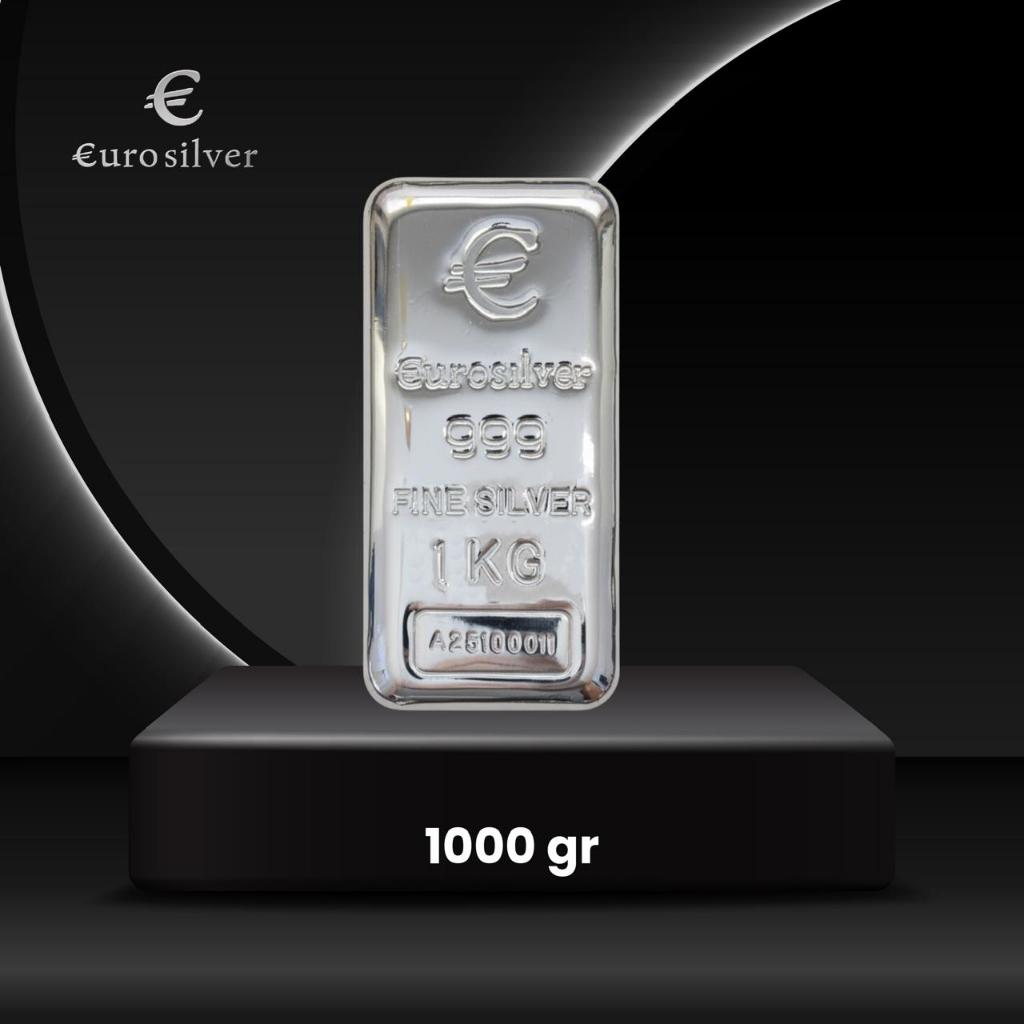 Eurosilver Logam Mulia Perak 1 kg - Perak Murni 999.9