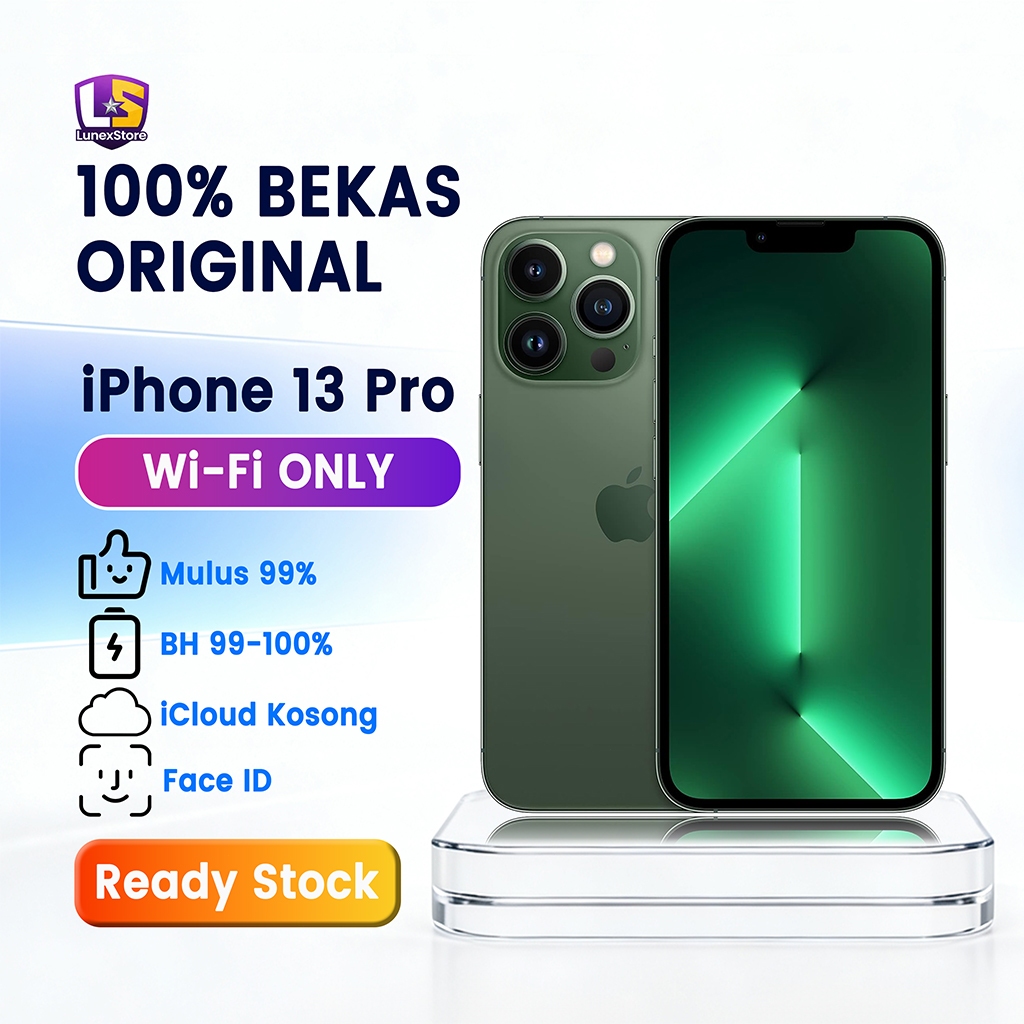 iPhone 13 PRO (WIFI ONLY) Variasi Khusus Game/Live 128/256/512GB Bekas Second Original Mulus Fullset