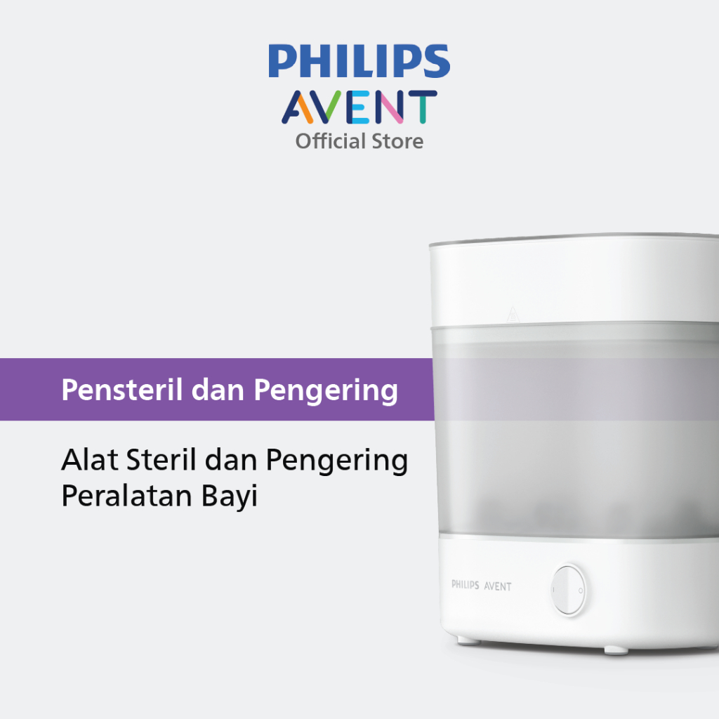 Philips Avent | Sterilizer & Dryer | Alat Steril & Pengering Peralatan Bayi | Terbukti Hilangkan 99,