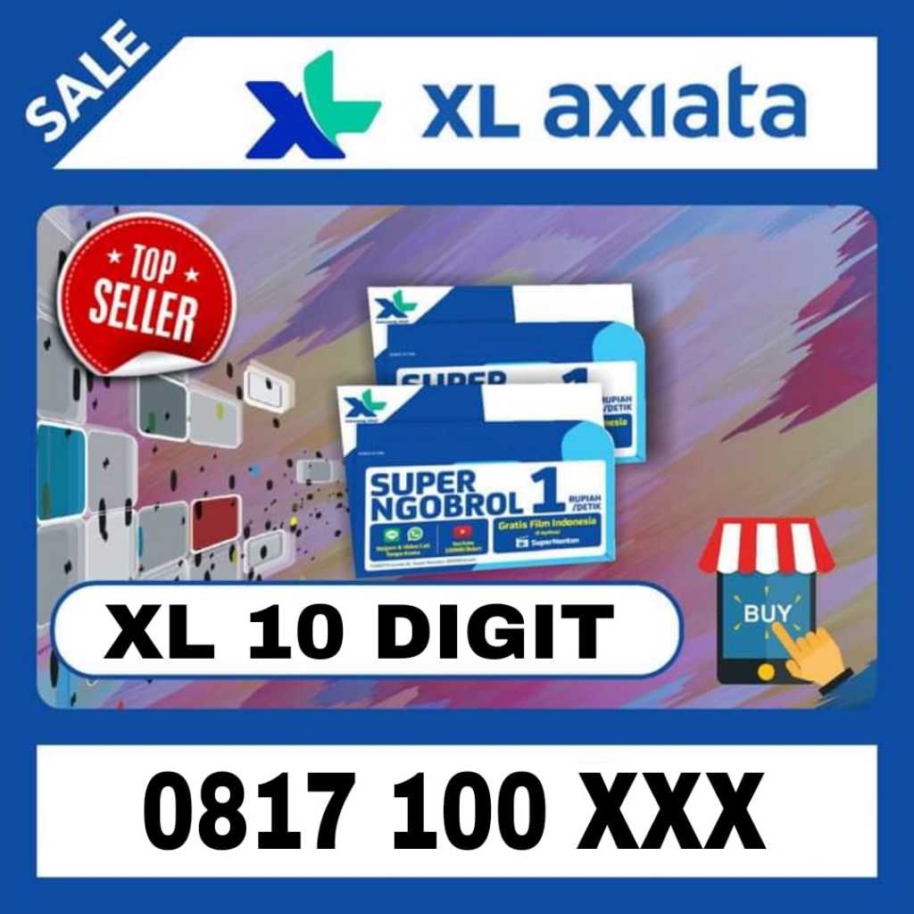 kartu Perdana XL Nomor Cantik 10 digit 11 digit angka
