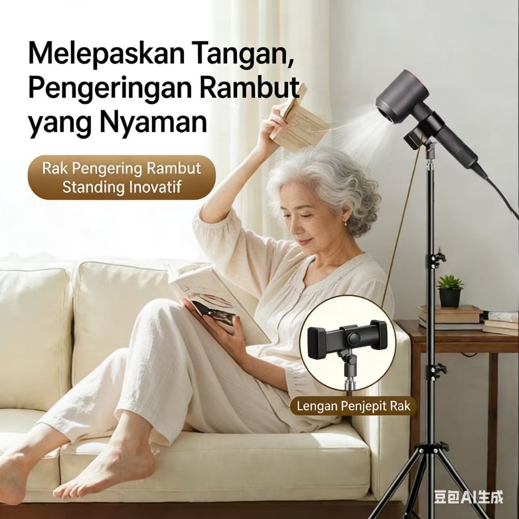 Rambut Hewan Blowing Braket /Orang Malas Selalu Menyiapkan Sisir dan Blow-Dry Rambut Braket / Berdir