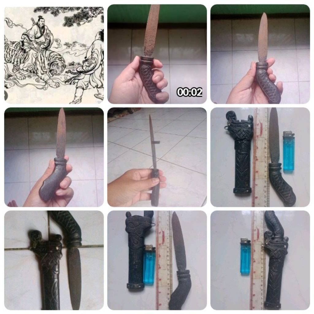 Pusaka Hirang Logamnya Besi Meteor