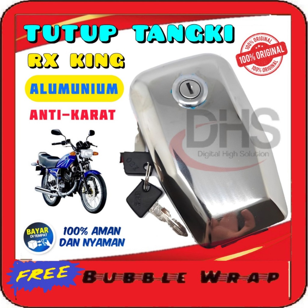 Tutup tangki motor RX KING CROM