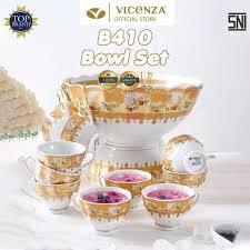 Tempat Es Buah Keramik Porselen Vicenza BA410 MARIGOLD