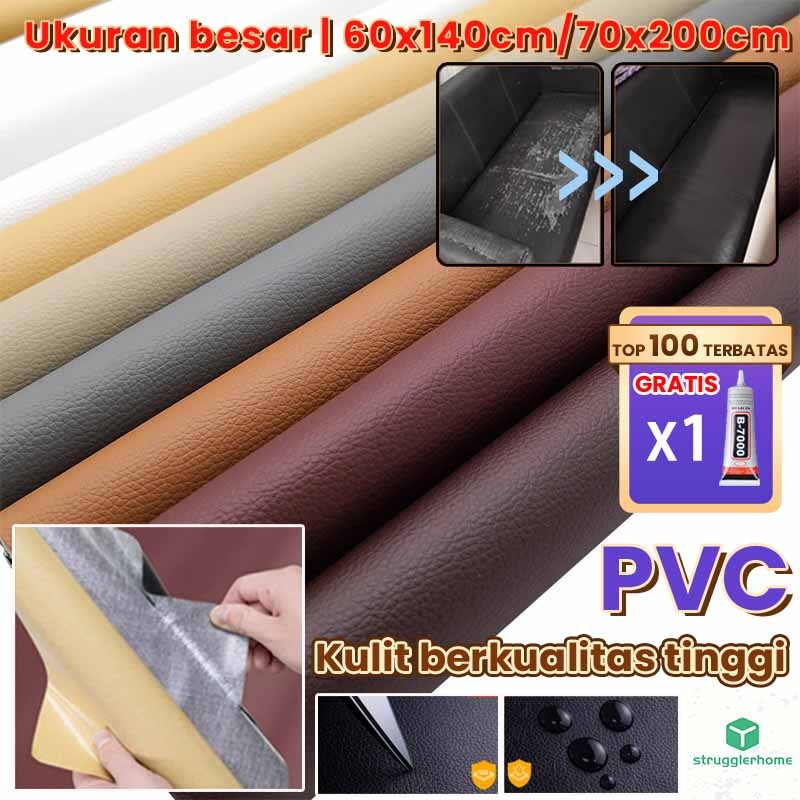 [mahal] sofa kulit sticker kulit pu stiker kulit sofa perekat stiker kulit kursi sticker kulit pu le