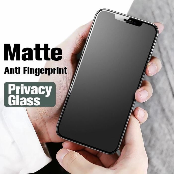 Tempered Glass Ceramic Matte Anti-Spy Untuk Samsung A7 2018  A8+  J4+  J6+  J4 CORE TG Anti-Spy / An