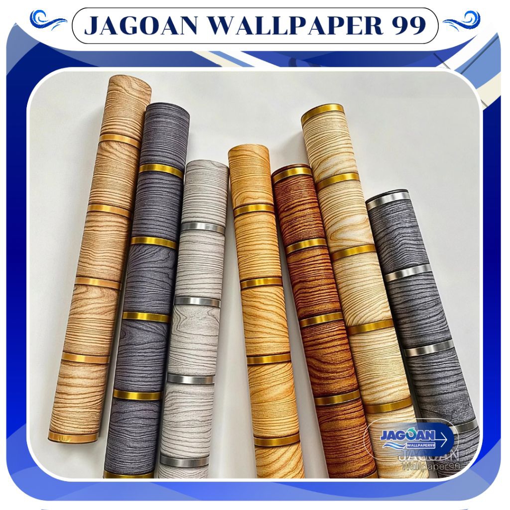 Wallpaper Dinding Motif Kayu Panel Wallpaper Stiker Ruang Tamu Motif Kayu Garis Lem Kuat Mudah Pasan