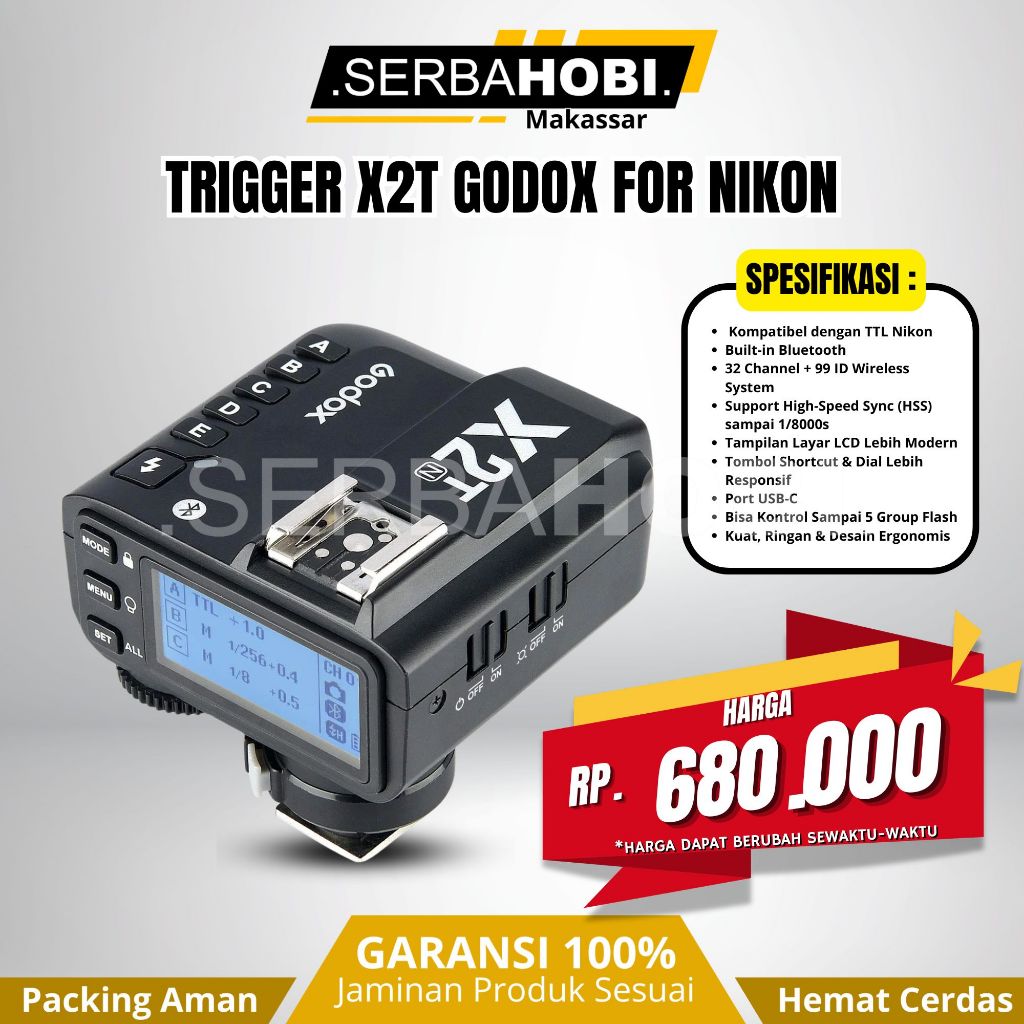 Trigger X2T Godox For Nikon