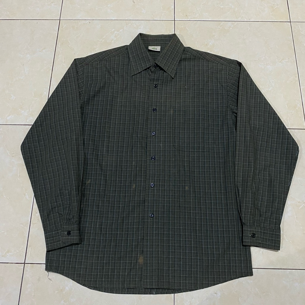 Lacoste Kemeja Plaid Shirt