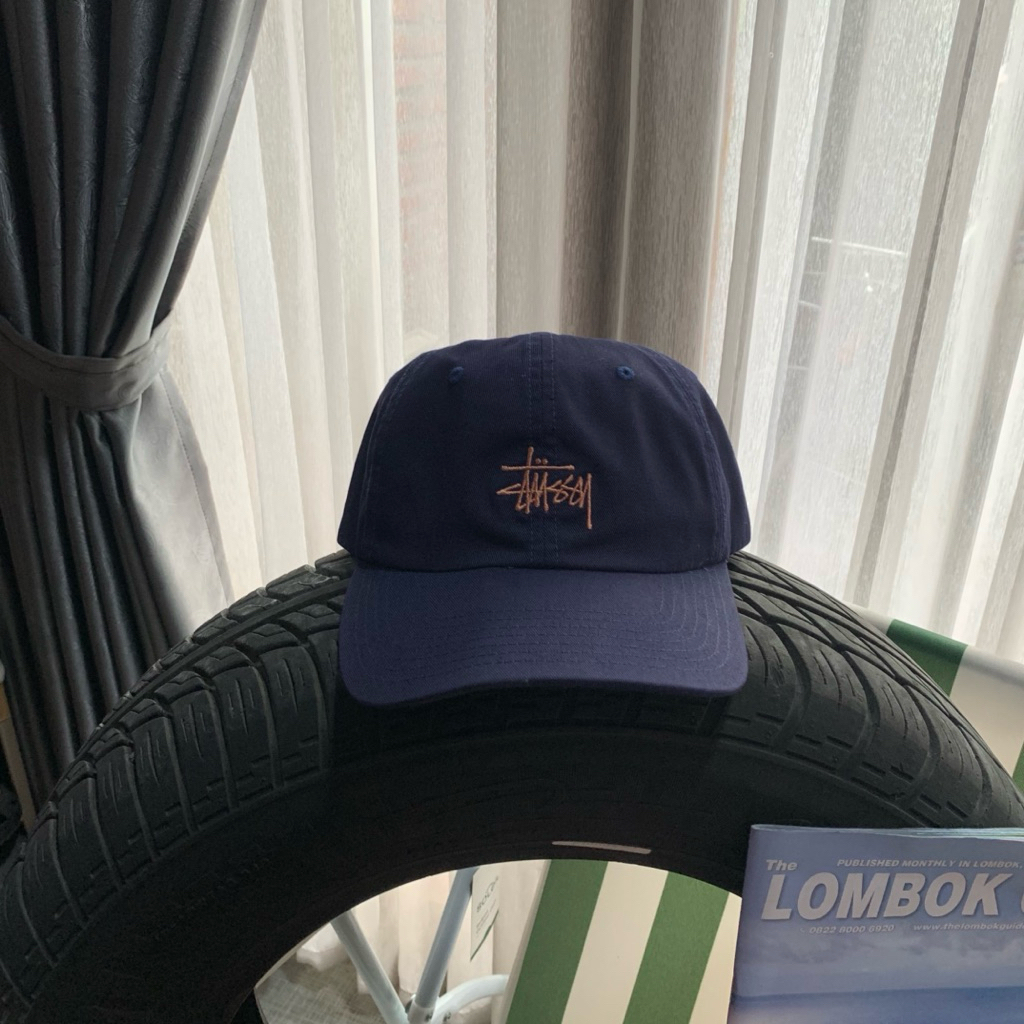 STUSSY CAP NAVY