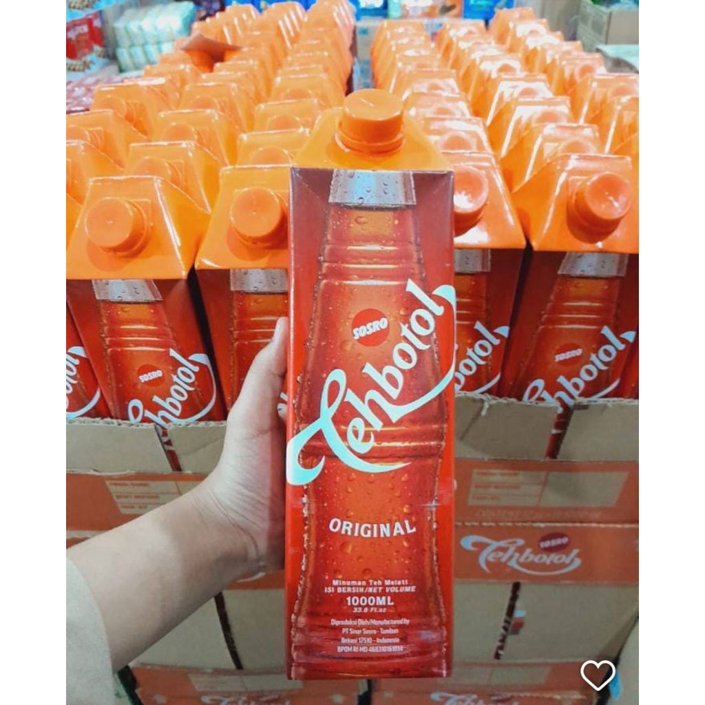 SOSRO TEH BOTOL 1 LITER ORIGINAL