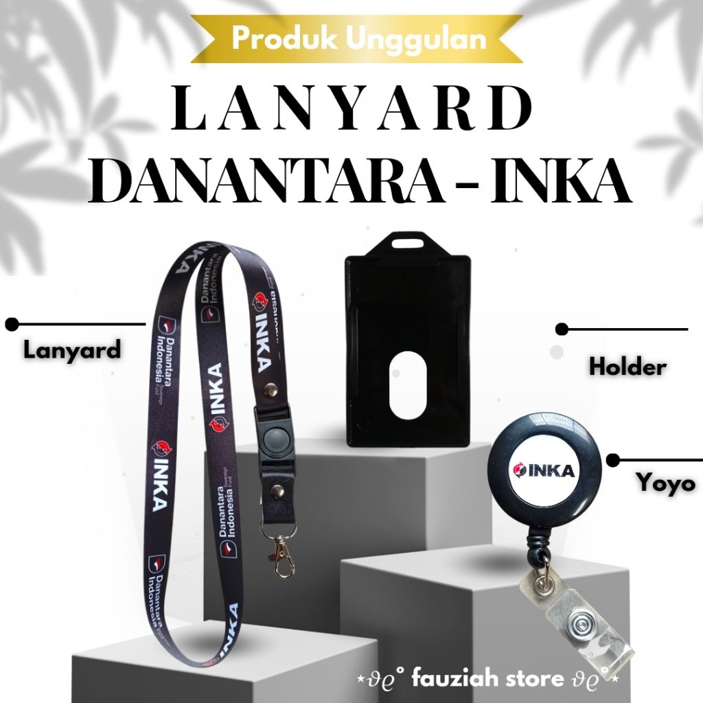 READY TALI ID CARD DANANTARA INKA / LANYARD DANANTARA INKA TERMURAH, BAHAN PREMIUM