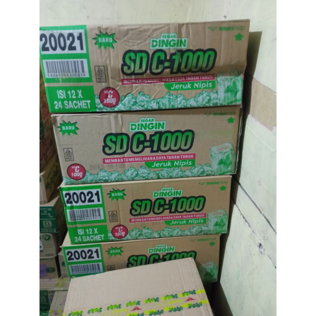 segar dingin c1000 kartonan