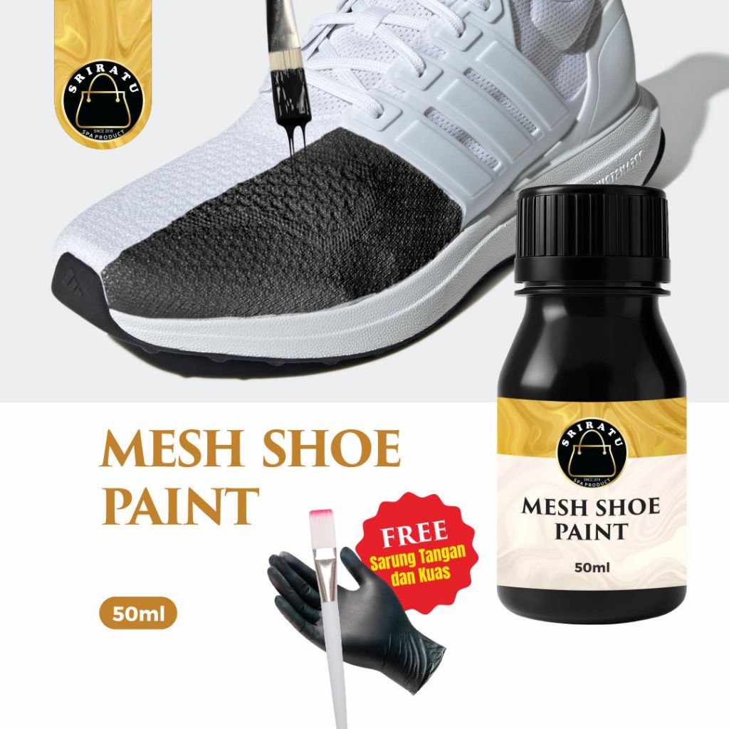 Cat Sepatu Kain Mesh Knit Jaring Jala