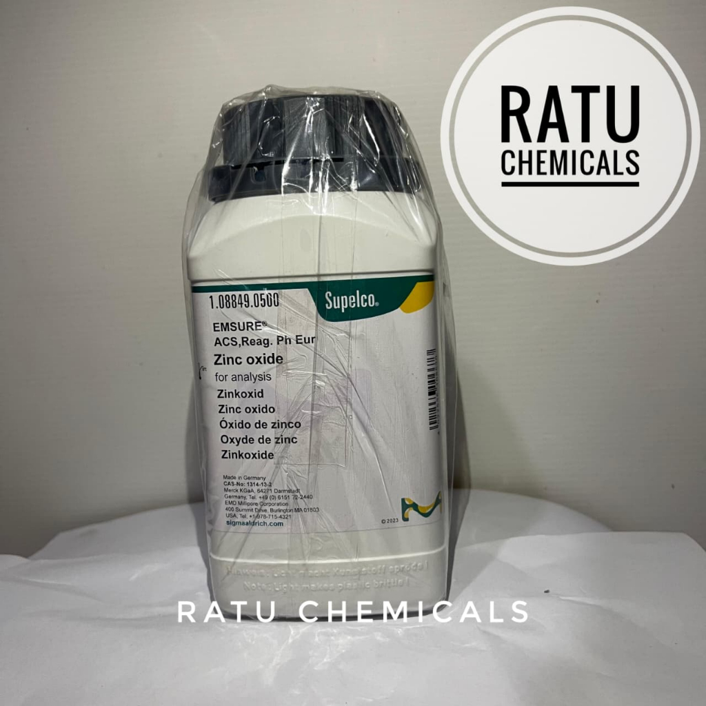 ZINC OXIDE FOR ANALISYS MERCK 108849 / SENG OKSIDA / ZnO (REPACK) 1GRAM