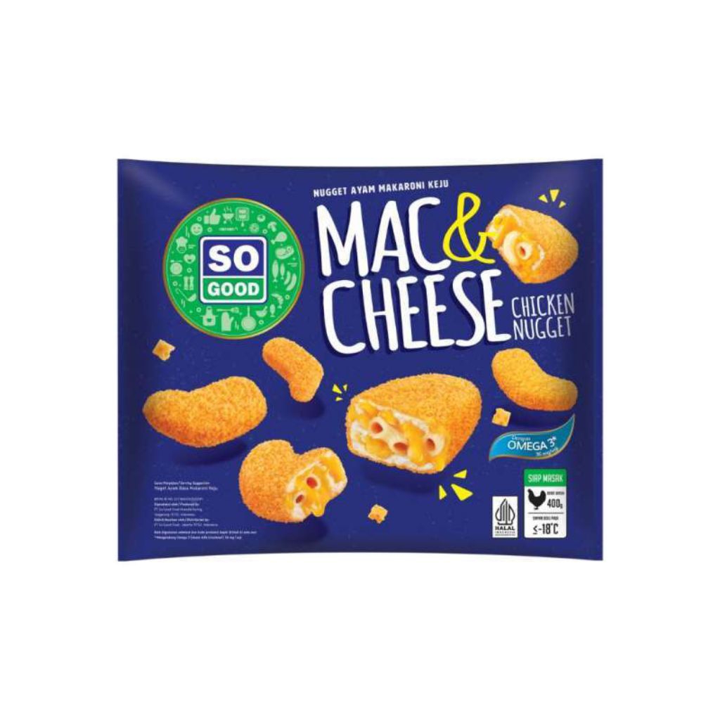 Nugget Keju Sapi So Good 400 Gram - Gurih, Lembut, Kriuk