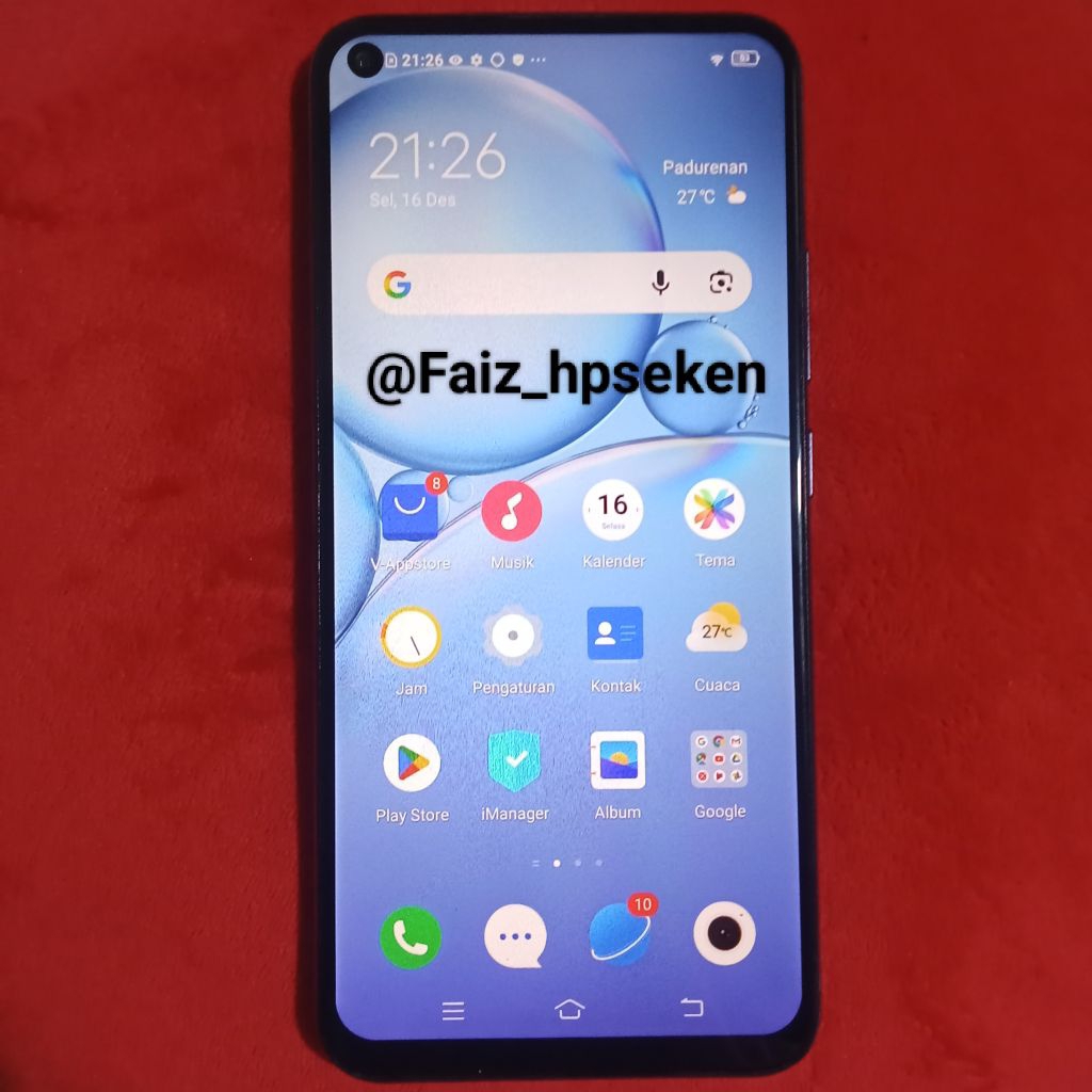 Vivo Y50 Ram 8/128 Hp Second Normal Free Charger new