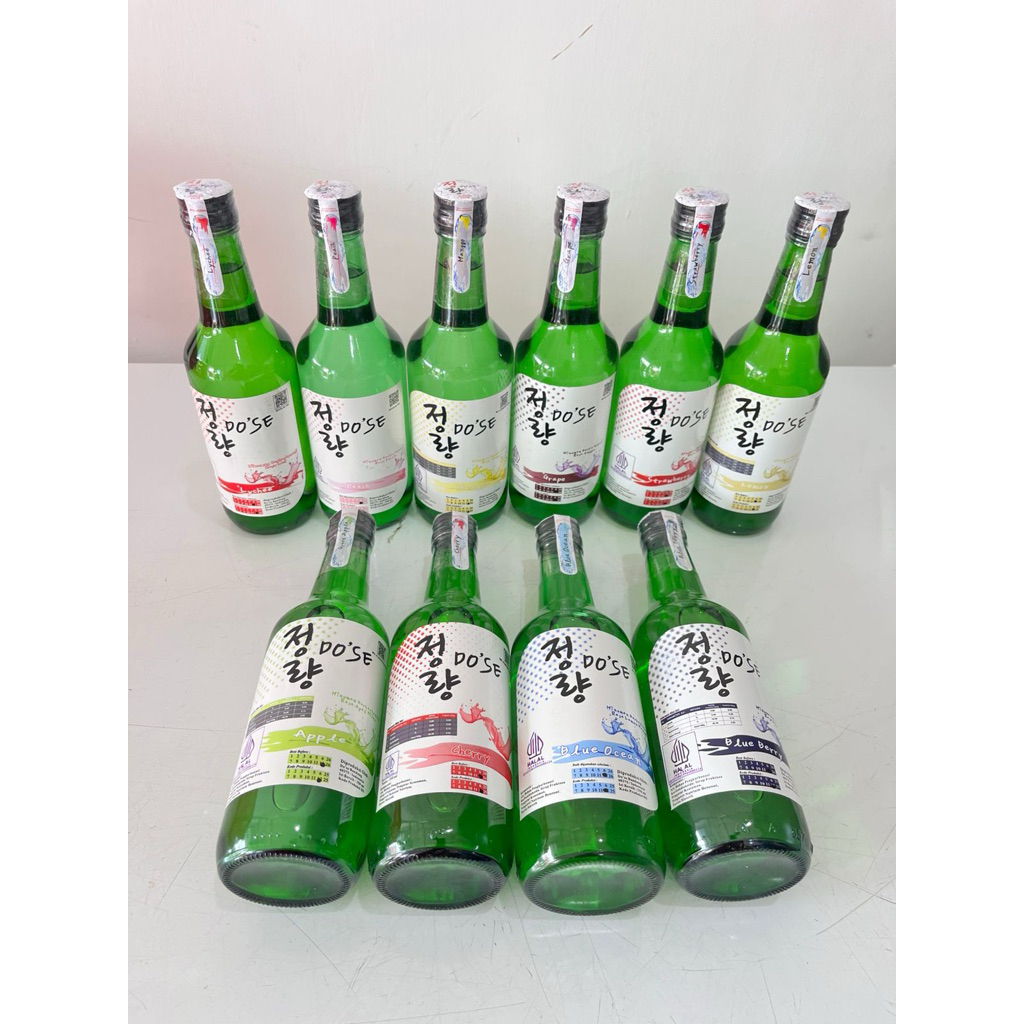 SOJU HALAL NON ALKOHOL - MINUMAN KOREA SPARKLING WATER HALAL