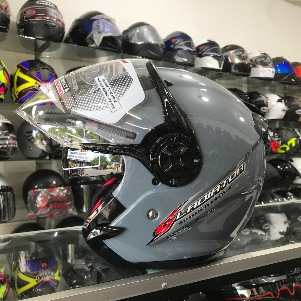 Helm Nhk Gladiator 2Visor double visor