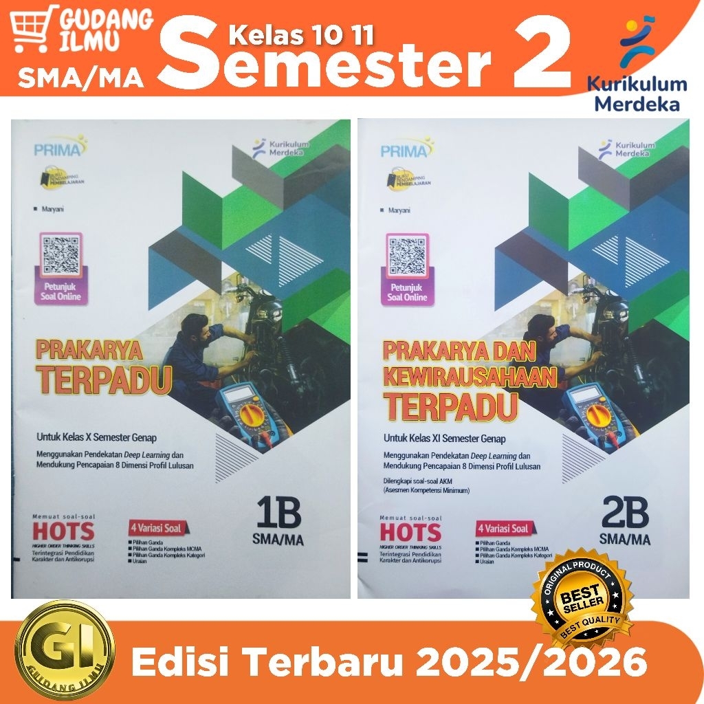 LKS PRAKARYA DAN KEWIRAUSAHAAN TERPADU SMA / MA KELAS 10 11 SEMESTER 2 I zamrud l putra nugraha l PK