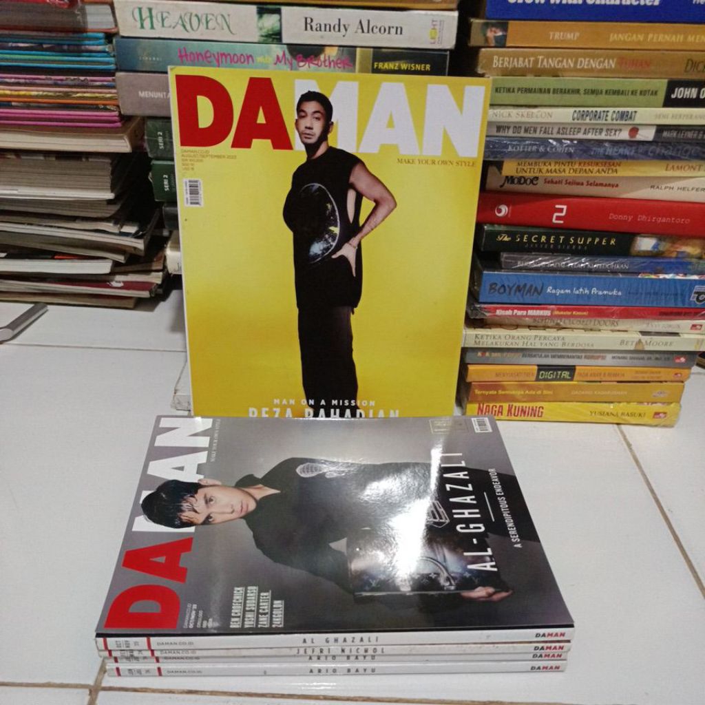 MAJALAH DAMAN COVER AKTOR INDONESIA