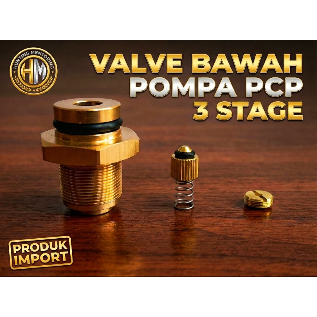 Valve bawah pompa pcp 3 stage, valve set bawah lengkap, sparepart pompa pcp, valve bawah import