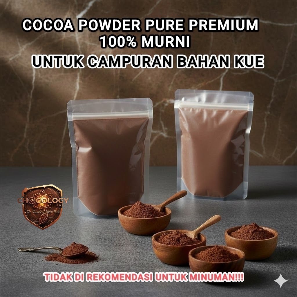 Cocoa Powder Coklat Bubuk Premium 1kg for baking and dessert / Bubuk coklat premium coklat bubuk mur