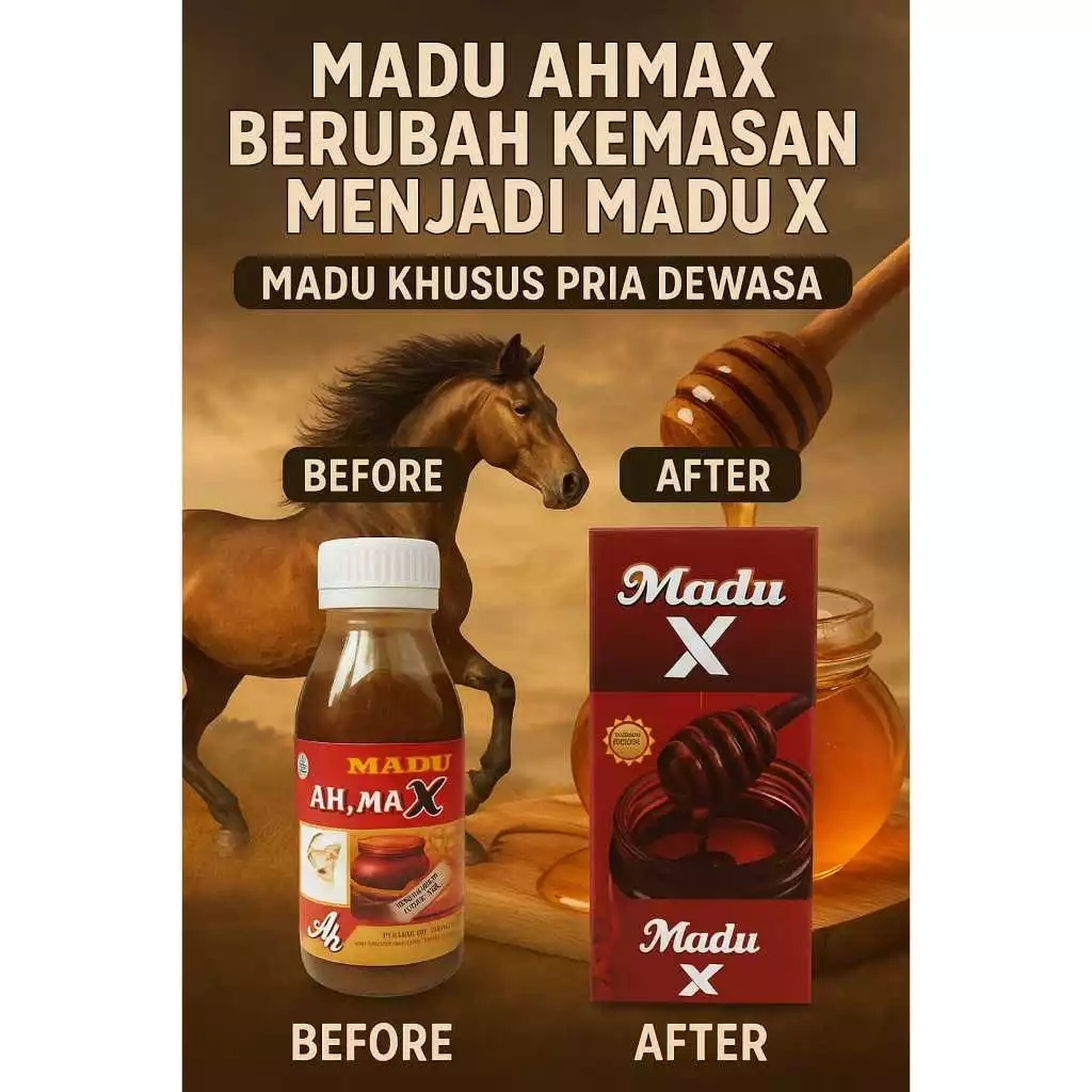 [BPOM] Madu Ah Max | Ramuan Madu Bahan Herbal