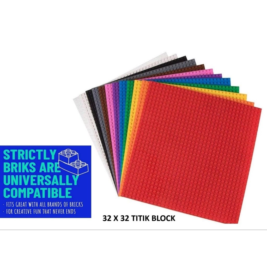 Base Plate Lego Building Block / Papan Lego