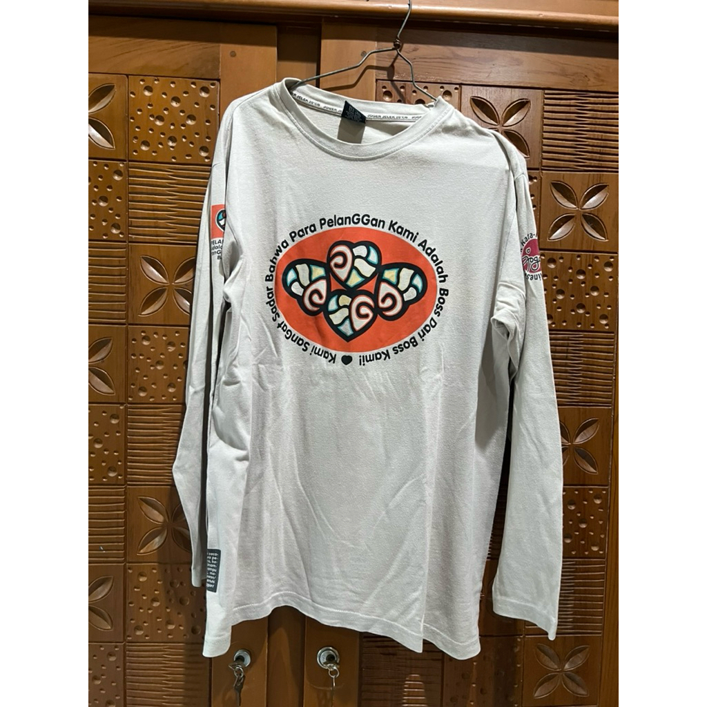 KAOS JOGER BALI PL LENGAN PANJANG SIZE S BESAR