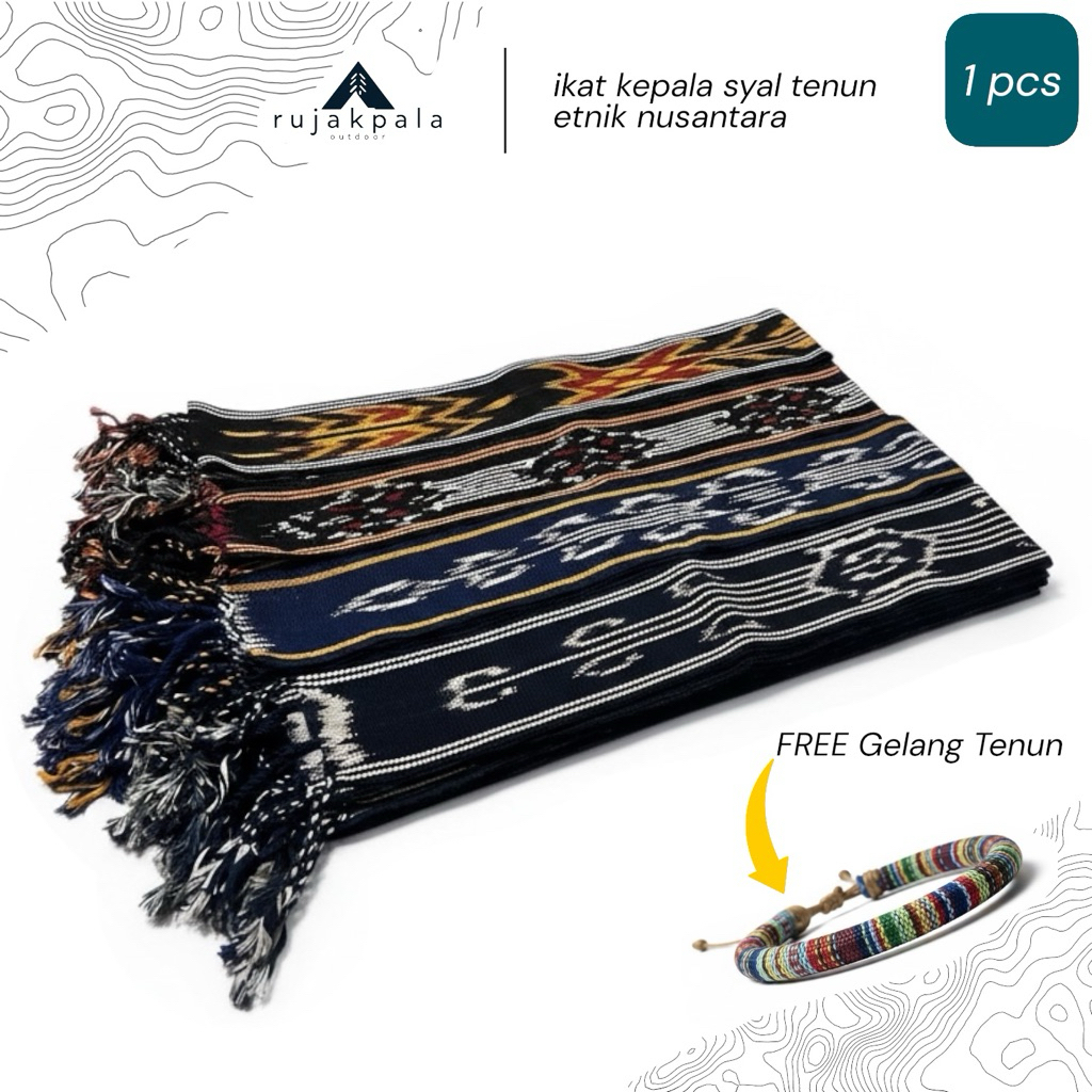 ikat kepala tenun etnik lombok ntt dayak toraja - rujakpala