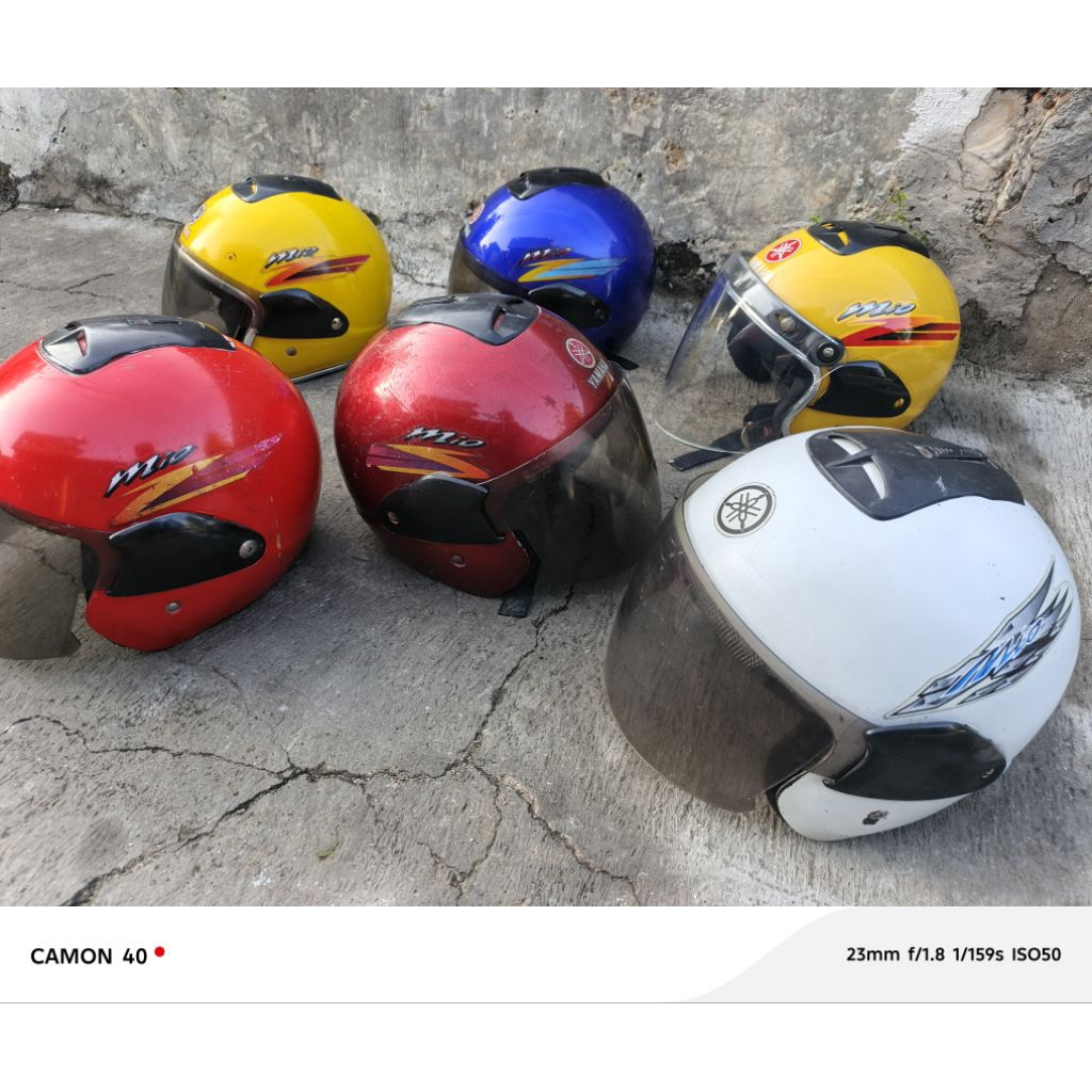 HELM JADUL YAMAHA MIO SPORTY SMILE ORIGINAL + ADMIN SHOPEE