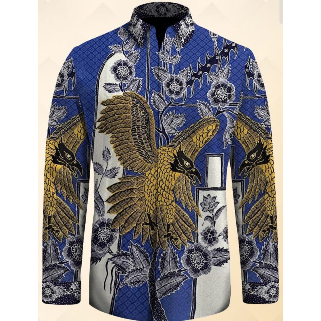 kain batik tulis sutera motif burung besar batik tulis motif garuda