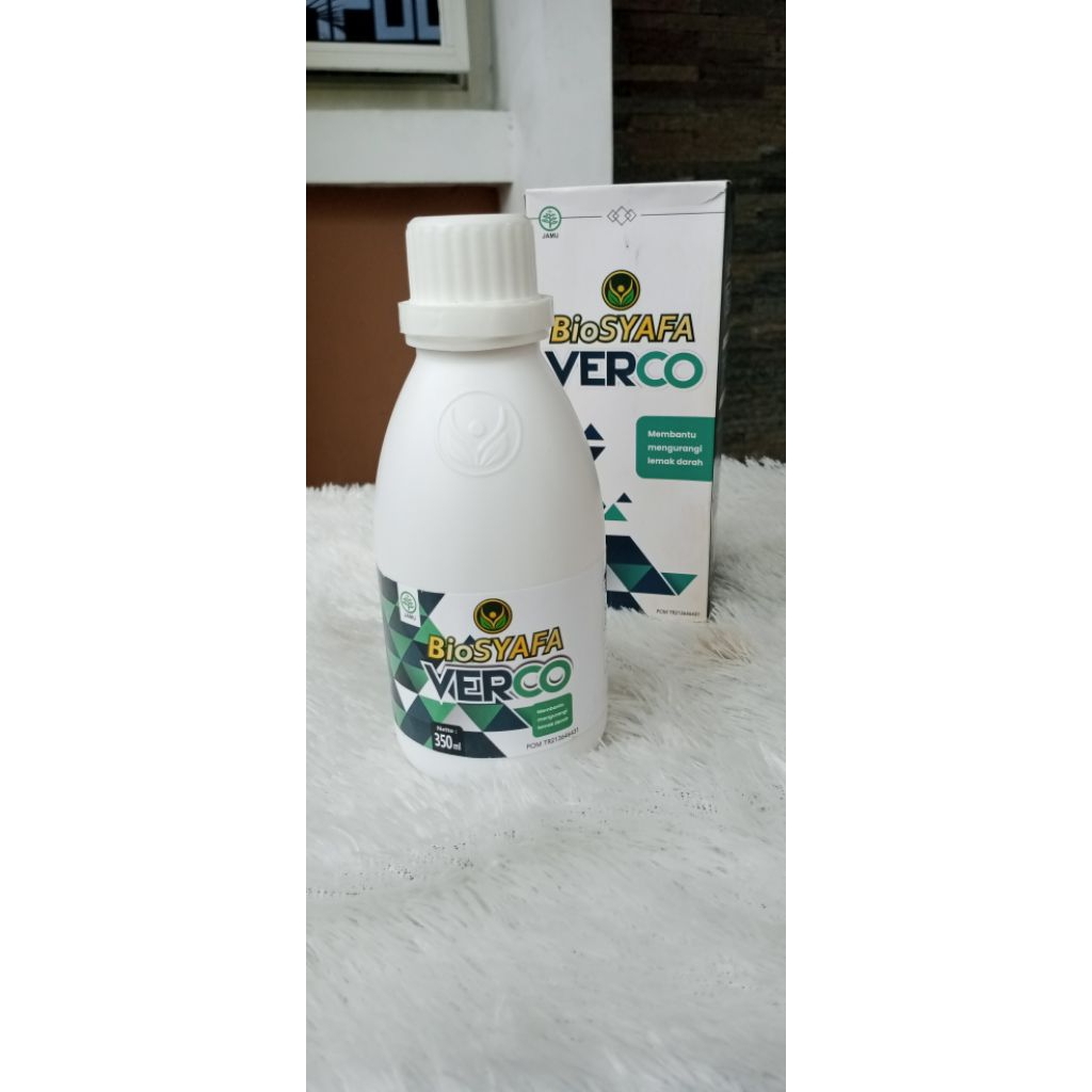 Biosyafa Verco 350ml./Biosyafa Kadar Kolestrol/Biosyafa Pengurang Lemak Darah