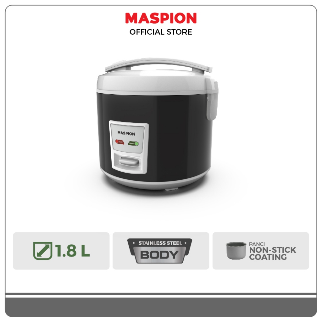 Maspion Rice Cooker Magic Com 1.8 Liter MRJ-1892 BS